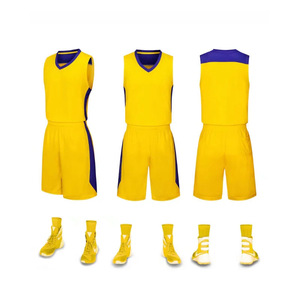 Ensemble de maillots de basket-ball pour hommes et femmes, sans manches, 100% polyester, été, grande taille, entraînement, compétition, maillot d'équipe - Product Image 3