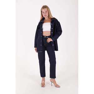 Pantalon palazzo vert pour femme, style pantalon confortable et extensible - Product Image 6