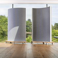 Panneaux de séparation acoustiques flexibles DIY modernes pour salon, chambre, salle de sport, hôtel, entrepôt, cloison ignifuge en feutre PET