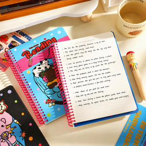 Quaderno a Spirale B5 con Copertina Rigida, Diario con Rilegatura a Spirale, Quaderno a Righe <span class=keywords><strong>per</strong></span> Studenti delle <span class=keywords><strong>Scuole</strong></span> <span class=keywords><strong>Medie</strong></span> e Superiori - Product Image 4
