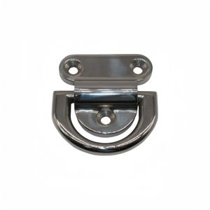 Bisagra de cubierta de grado marino resistente 316 Acero inoxidable camión Van barco amarre plegable almohadilla ojo - Product Image 5