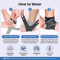 Aolikes – Support de cheville réglable pour entraînement, cyclisme, gym, musculation, yoga, Pilates – Prix usine – Modèle adulte 7130