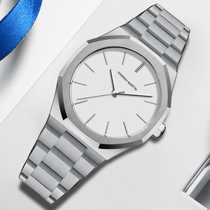 Hanna Martin – montre à mouvement japonais, étanche à la main, simple, octogonale, en acier inoxydable, avec ceinture, 2023, HM-1401 - Product Image 4