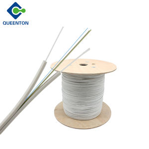 Câble à fibre optique GJXFH pour extérieur, tube central rond, renforcé de fil d'acier/FRP, 8, 12 ou 24 fibres, prix usine - Product Image 2