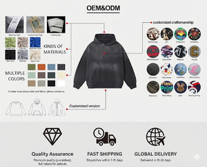 Fabricant <span class=keywords><strong>de</strong></span> sweats à capuche 100% coton, sweat à capuche épais pour <span class=keywords><strong>homme</strong></span>, style hip-hop, fermeture éclair, strass, sweat à capuche en molleton français - Product Image 4