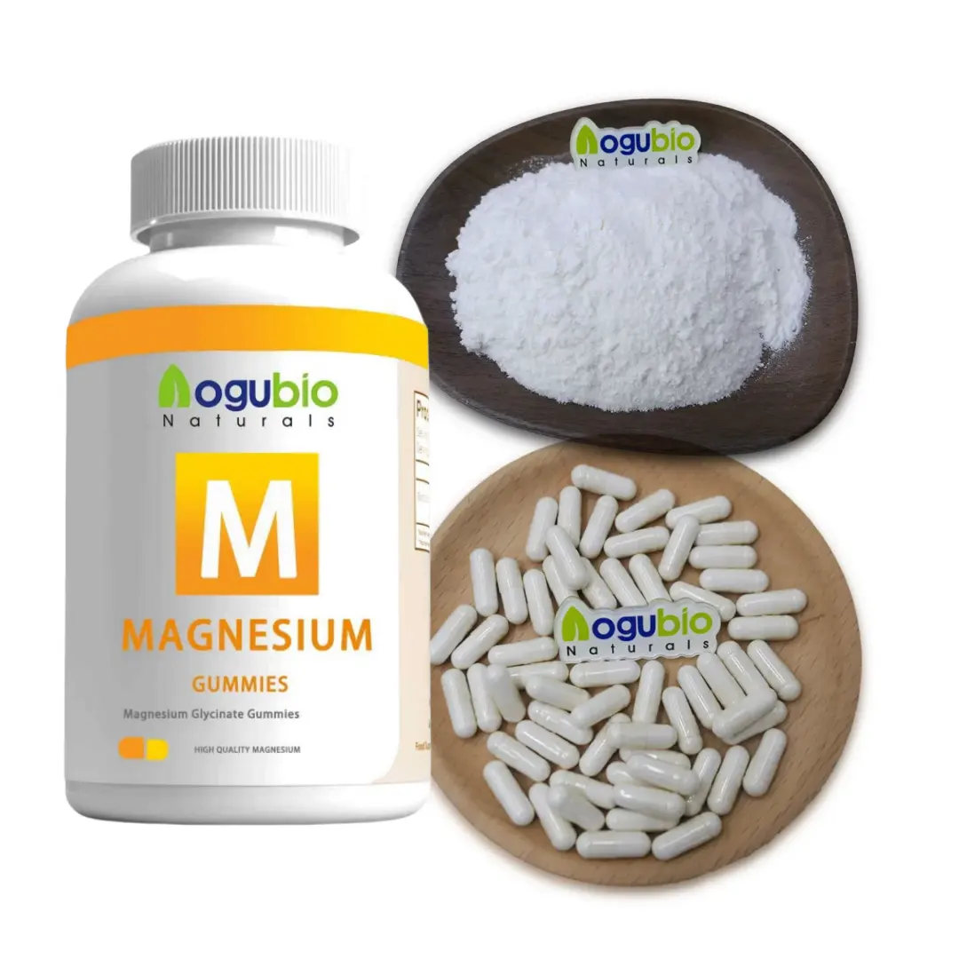 Uyku ve kas Vegan kapsül için organik bitkisel kompleks Max emme takviyesi magnezyum sitrat oksit Taurate kapsül