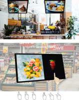 Écran LCD AIO Android 11 de 13,3 pouces, RK3568, écran tactile 10 points, menu numérique
