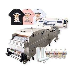 Imprimante à jet d'encre automatique pour t-shirts de 60 cm avec 2/4 têtes d'impression et agitateur de poudre DTF pour l'impression de vêtements - Product Image 6
