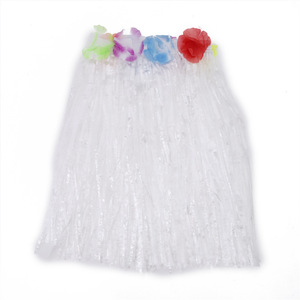 <span class=keywords><strong>Jupe</strong></span> <span class=keywords><strong>hula</strong></span> <span class=keywords><strong>hawaïenne</strong></span> en plastique de 30 cm de long pour enfants, idéale pour Halloween, la rentrée scolaire et les spectacles d'anniversaire - Product Image 2