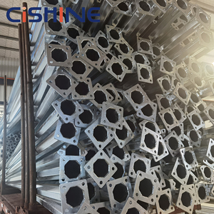 Pali per Illuminazione Stradale Solare in Acciaio Zincato Ottagonali Conici da 15ft 20ft 25ft 30ft 35ft 40ft 6M 8M 9M per Autostrade - Product Image 2