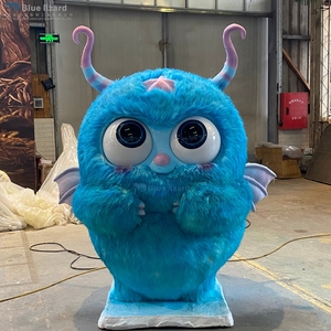 Modèle de monstre de neige artificiel personnalisé et mignon en forme d'animal pour usage intérieur/extérieur dans les jardins, centres commerciaux et parcs de trampolines - Product Image 2