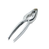 Hotseller Eco-vriendelijke fruit- en groentegereedschap kreeft- en krabnootkrakers raspen handmatig zwaar uitgevoerd chroom geplateerd aluminiumlegering
