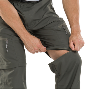 <span class=keywords><strong>Pantaloni</strong></span> Tecnici Leggeri da <span class=keywords><strong>Trekking</strong></span> e Escursionismo, Impermeabili, Convertibili in Pantaloncini Cargo Staccabili per Uomo - Product Image 1