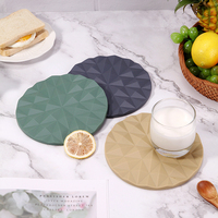 Alfombrilla de Silicona de Grado Alimenticio al por Mayor, Diseño de Diamante Antideslizante Resistente al Calor para Uso en la Cocina, Diseño Personalizado