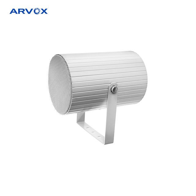 OEM ODM 100V PA System Aluminium Outdoor Wall Loudspeaker 6.5''x2 Dual Projection Directional Horn Speakers for Sale