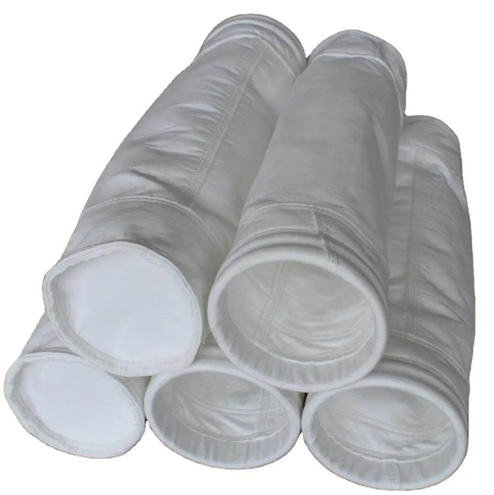 Saco de filtro para saco de poliéster, para coletor de poeira, aplicável para processamento de madeira, de ferro, vendas diretas de fábrica