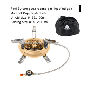 Açık 5 brülör yüksek güç 16000w soba kamp pişirme taşınabilir bütan gaz sobası - Product Image 5