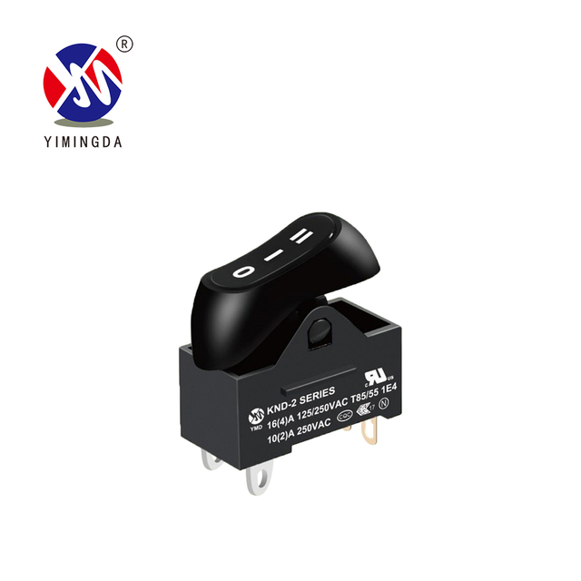 Salon Hair Dryer Switch 250VAC Switch High Power Three-Speed Rocker Boat Design Hot Cold Air Nozzle Colorful PA66