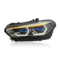 Phares laser automatiques SJC pour BMW X5 G05 2019-2022 phares modifiés mise à niveau vers de nouveaux feux de jour de lampe frontale laser