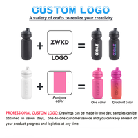 Customized Colorful OEM ODM BPA-Free Leak-proof Squeeze 600ml Plastic Cycling Sports Water Bottle Camping Car Gym Travel Logo