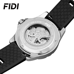 Reloj mecánico automático FIDI para hombre con esfera luminosa y resistente al agua - Product Image 6