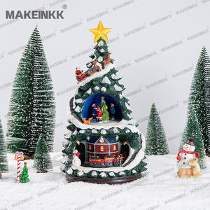 <span class=keywords><strong>Lemax</strong></span> LED Christmas Village Houses con función musical Escultura de resina para decoración del hogar - Product Image 3