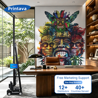 Imprimante murale 3D Printava, machine à jet d'encre UV verticale Epson I3200 pour impression murale haute définition