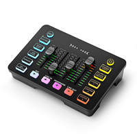 Carte son USB pour diffusion en direct, interface audio USB pour les joueurs, podcasting avec préampli professionnel XLR 48V, mélangeur audio pour microphone
