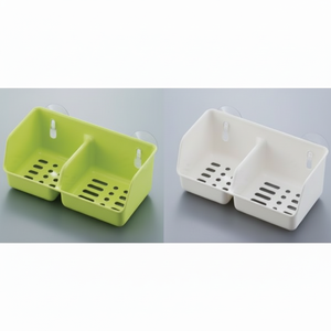 Support d'épurateur blanc avec aspiration pour porte-brosse de toilette - Product Image 1