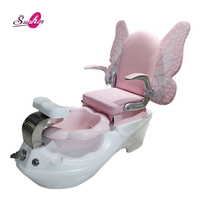 SUNKIN Chaise de pédicure pour enfants au design mignon, chaise papillon pour pédicure et manucure, best-seller