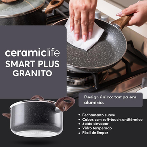 6 Piece Modern Cooking Pots Glass Lids Bakelite Handles Dishwasher Oven Safe Gas <b>Induction</b> Stoves Ceramic Non-Stick <b>Cookware</b> <b>Set</b> - Product Image 5