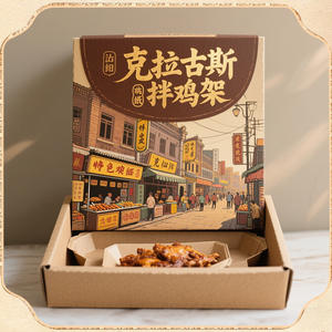 Caja de Regalo de Pollo Mixto Liaoning Klagus, Personalizada, de Alta Gama, Ecológica, con Materiales Reciclados, Forrada con Esponja, Especialidad Regional - Product Image 4