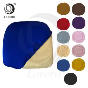 Vividloro — housse de coussin de mariage en résine transparente, chaise en métal et polyester, spandex, vente directe d'usine