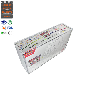 Collection Ultra Premium Pokémon 151, boîte de présentation en acrylique résistante aux UV, couvercle magnétique, présentoirs UPC - Product Image 1