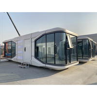 Case Mobili Moderne in Acciaio Tipo Container Personalizzate per Hotel e Ville all'Aperto Realizzate con Pannelli Sandwich