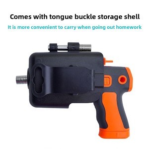 Multi-Angle Adjustable Ratchet <b>Screwdriver</b> <b>Set</b> Chrome Vanadium Steel <b>Bit</b> Gun-Type Multi-Functional Household Repair Tool OEM 14- - Product Image 3