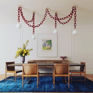 Jylighting hiện đại Bắc Âu có thể điều chỉnh chiều cao chuỗi treo đèn chùm thủy tinh Mặt dây chuyền đèn nhà - Product Image 3