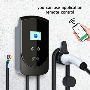 Nueva Estación de Carga para Vehículos Eléctricos de 7kW para el Hogar, 32A, Conector Tipo 2, IP55, <span class=keywords><strong>Wallbox</strong></span> con Cable de 5M, Certificación TUV CE - Product Image 1