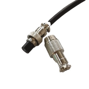 Connecteur d'aviation Xunlian GX12, câble de 1 m, adaptateur à 2, 3, 4, 5, 6 ou 7 broches en alliage de zinc pour connexion électrique - Product Image 1