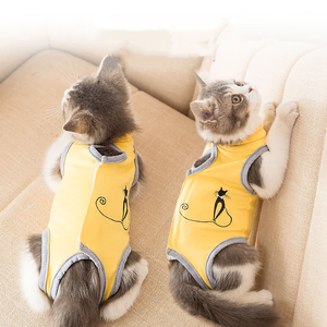 Traje de esterilización <span class=keywords><strong>para</strong></span> mascotas, ropa de cirugía <span class=keywords><strong>para</strong></span> gatos, traje quirúrgico <span class=keywords><strong>para</strong></span> mascotas, ropa antilamer y destete de verano, venta al por mayor - Product Image 1