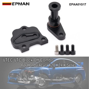 EPMAN Billet VTEC VTC Block Off Combo pour <span class=keywords><strong>Honda</strong></span> pour Acura <span class=keywords><strong>K20</strong></span> K24 Série K DC2 EG <span class=keywords><strong>EK</strong></span> <span class=keywords><strong>Civic</strong></span> EPAA01G17 - Product Image 1
