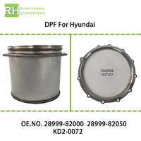 Convertitore Catalitico OEM di Ricambio con Filtro Antiparticolato Diesel per Camion Hyundai 28999-82000 28999-82050 KD2-0072