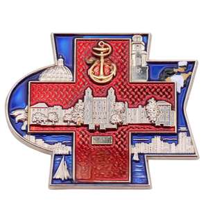 Moneda de Desafío Personalizada Brillante de Aleación de Zinc Chapada en Oro con Patrón Personalizado para Promoción - Product Image 2