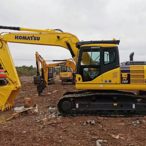 Excavatrice de type chenille 16 tonnes Komatsu PC160 avec moteur et moteur à vendre en bon usage Faible consommation d'huile Facile à utiliser - Product Image 1