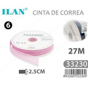 ILAN Nastro Decorativo 2.5Cm 27M Madrid Parigi Londra Tokyo Milano - Product Image 2