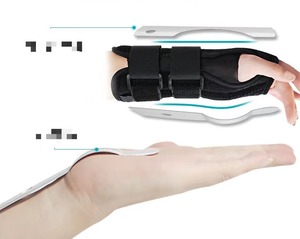 Attelle de poignet élastique réglable Attelle de poignet en métal respirante pour la main et l'arthrite de tendinite - Product Image 3