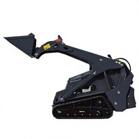 Mini-chargeuse compacte sur chenilles V1100, diesel, refroidissement par eau, conforme EPA, pour travaux agricoles et de construction