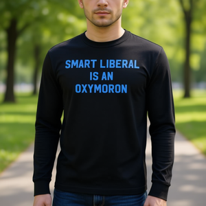 Camiseta de manga larga Smart Liberal Is An Oxymoron - Product Image 3