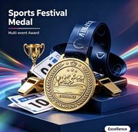 Trophées personnalisés sur mesure, médailles d'argent, médailles d'or, médailles sportives, personnalisation de médailles sportives en alliage métallique