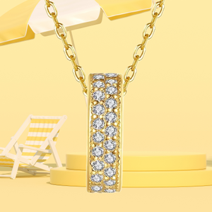 Collar con Colgante de Plata de Ley 925 con Circonitas y Cristales de UM Jewelry, Cadena de Eslabones, Joyería de Moda para Mujer, Regalo de Boda - Product Image 5